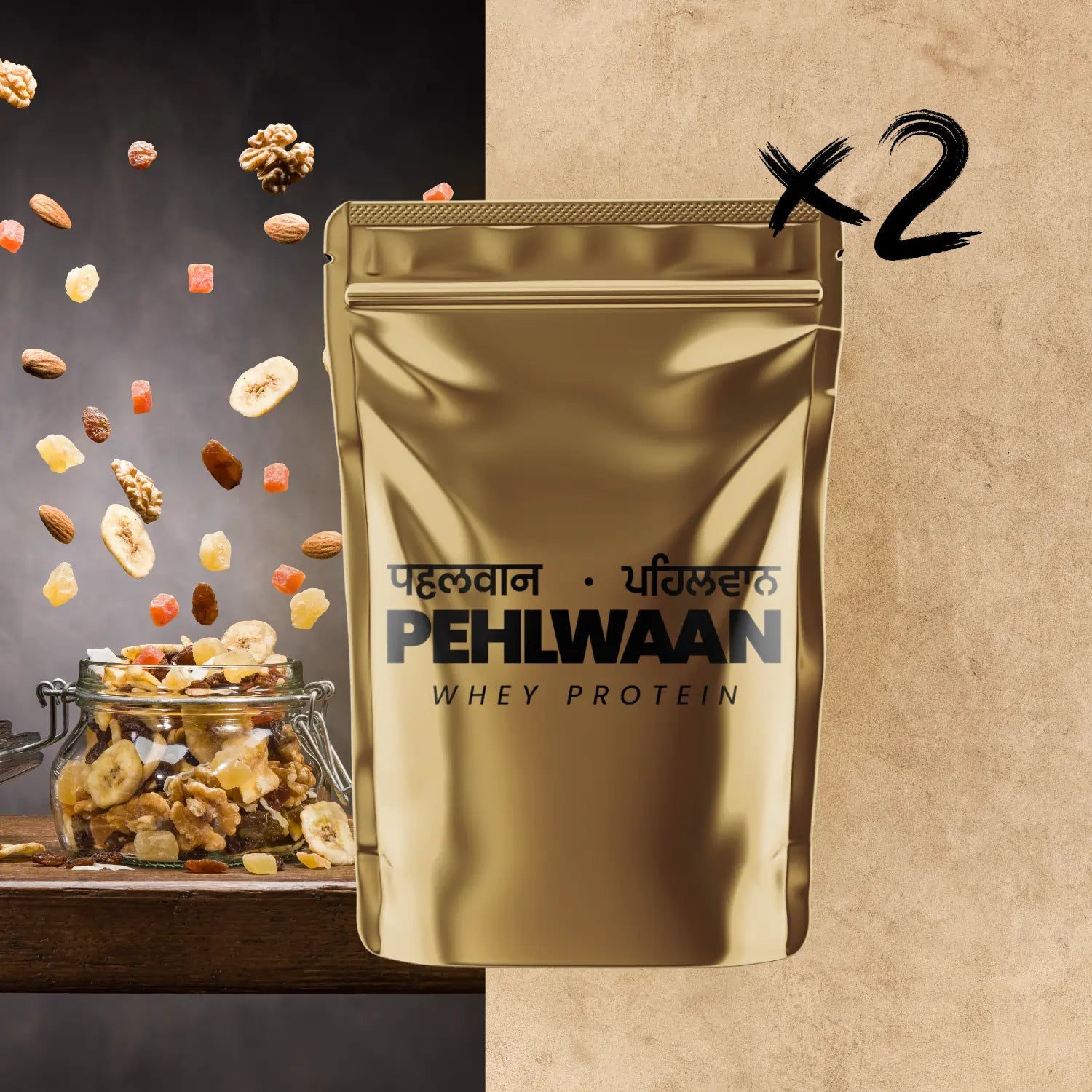 PEHLWAAN WHEY PROTEIN | Available in 1kg, 2kg, 3kg & 4kg - Pehlwaan Nutrition