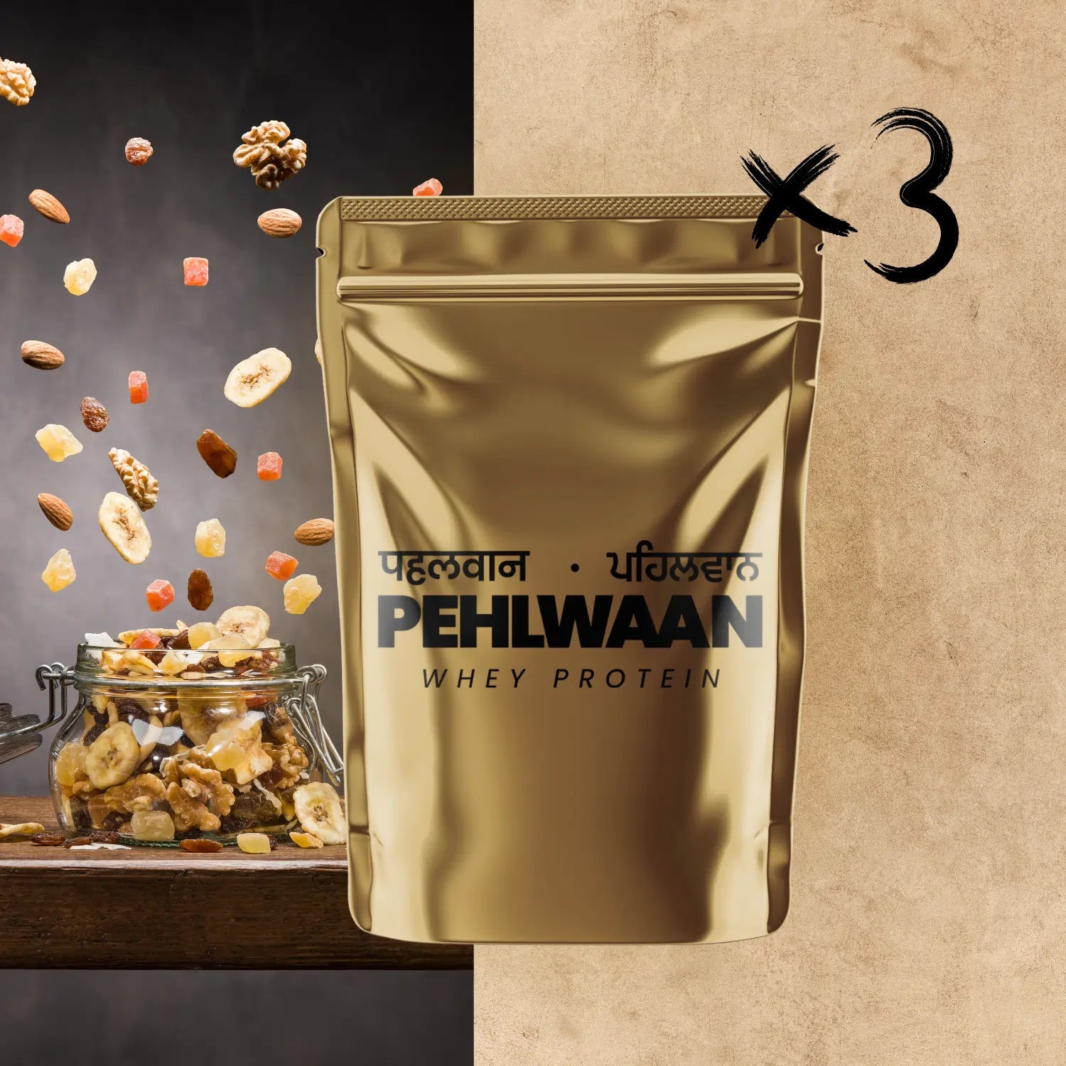 PEHLWAAN WHEY PROTEIN | Available in 1kg, 2kg, 3kg & 4kg - Pehlwaan Nutrition