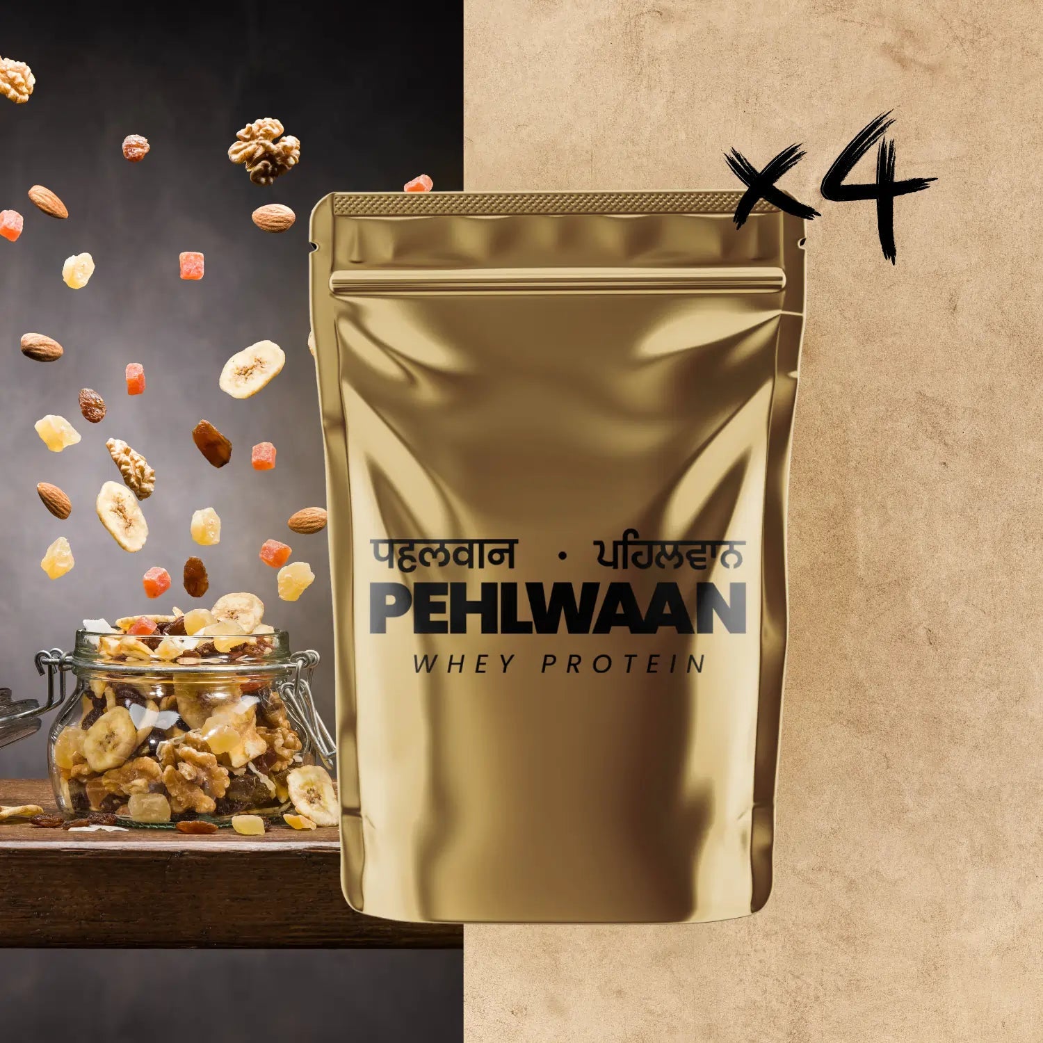 PEHLWAAN WHEY PROTEIN | Available in 1kg, 2kg, 3kg & 4kg - Pehlwaan Nutrition