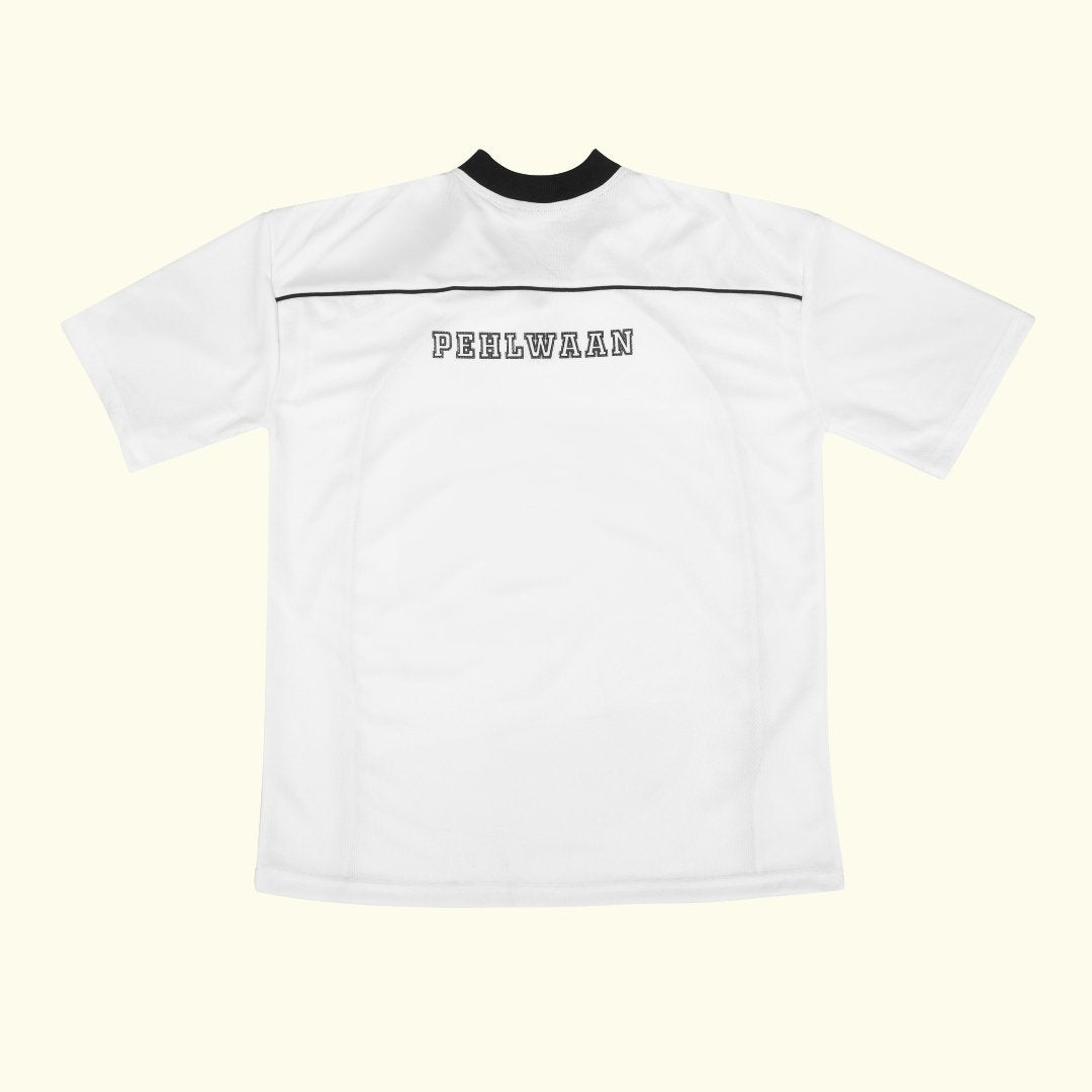 PEHLWAANON KI JERSEY | AWAY | WHITE - Pehlwaan Nutrition