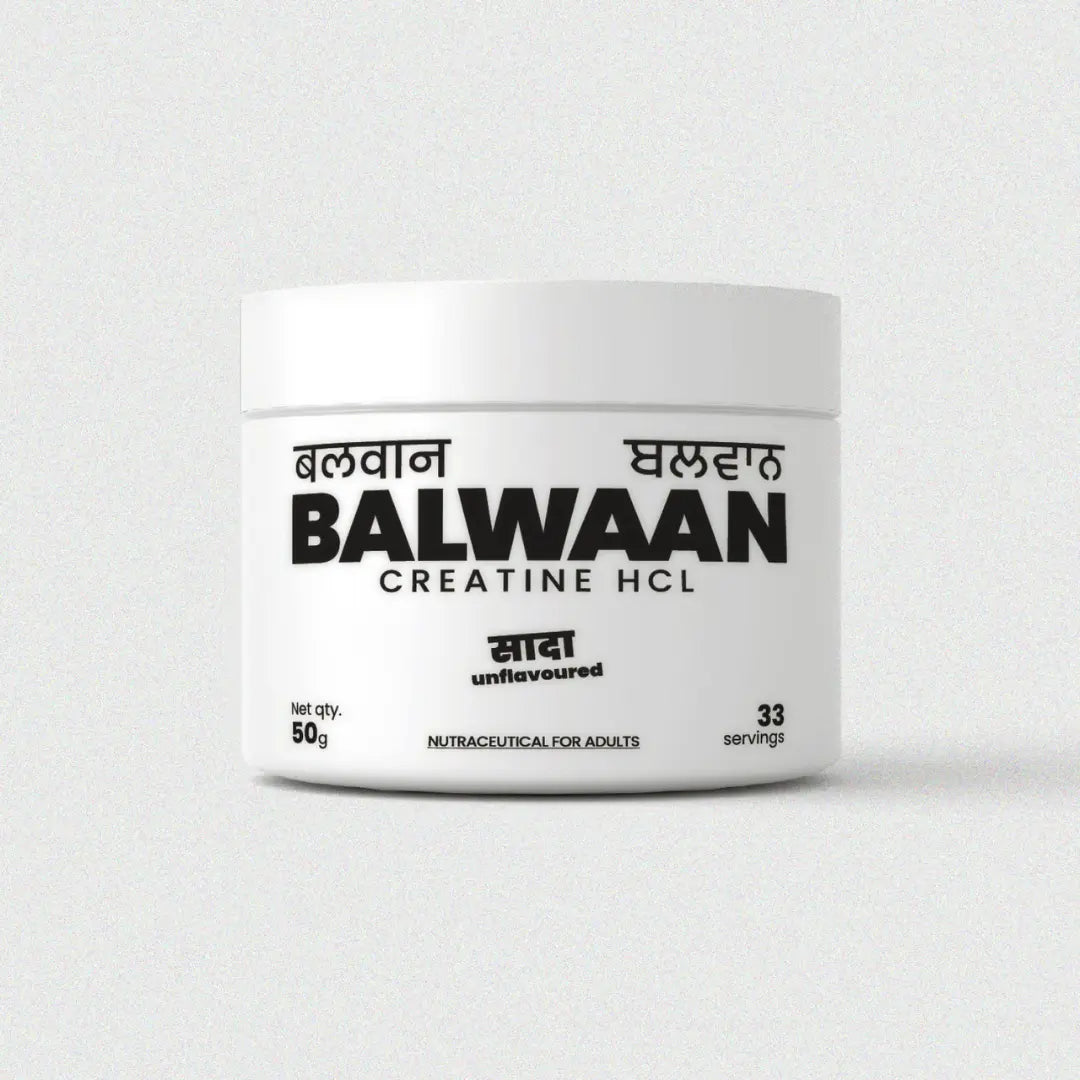 BALWAAN CREATINE HCL | 5x faster absorption than Creatine Monohydrate | No weight-gain due to water retention